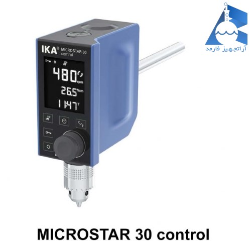 دستگاه همزن مکانیکی مدل MICROSTAR 30 control نمایندگی IKA