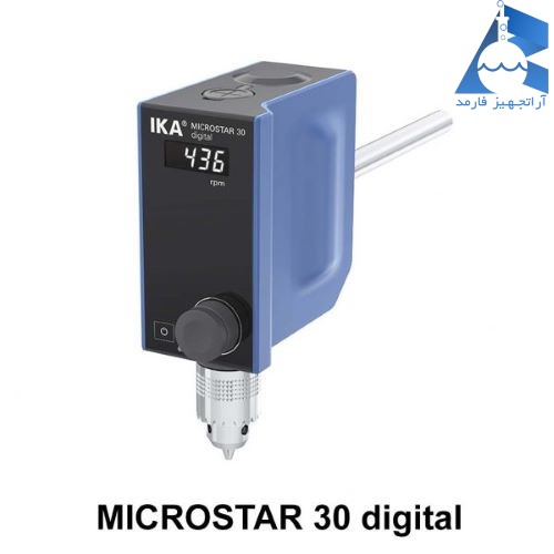 دستگاه همزن مکانیکی مدل MICROSTAR 30 digital نمایندگی IKA