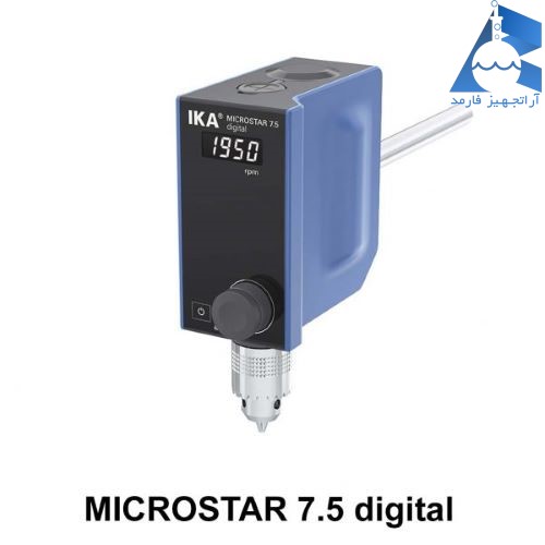 دستگاه همزن مکانیکی مدل MICROSTAR 7.5 digital نمایندگی IKA