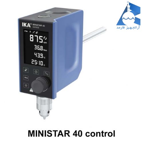 دستگاه همزن مکانیکی مدل MINISTAR 40 control نمایندگی IKA