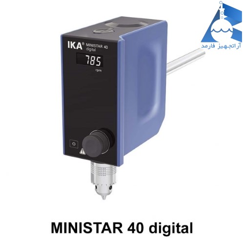 دستگاه همزن مکانیکی مدل MINISTAR 40 digital نمایندگی IKA