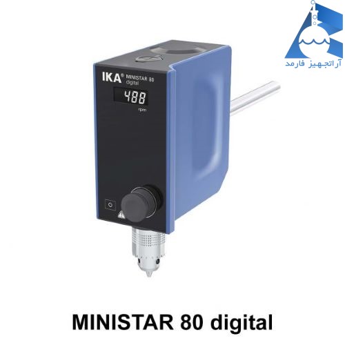 دستگاه همزن مکانیکی مدل  MINISTAR 80 digital نمایندگی IKA